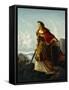 Germania at the Watch on the Rhine-Lorenz Clasen-Framed Stretched Canvas