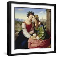 Germania Und Italia, Nach 1828-Theodor Rombouts-Framed Giclee Print