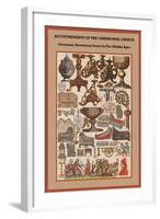 Germanic Devotional Items in the Middle Ages-Friedrich Hottenroth-Framed Art Print