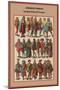Germanic Fashion 2nd Half of the XV Century-Friedrich Hottenroth-Mounted Art Print