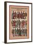 Germanic Nobility and Knights at Court-Friedrich Hottenroth-Framed Art Print