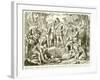 Germanicus Buries the Bones of the Roman Killed in the Battle Against Hermann-null-Framed Giclee Print