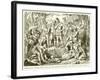 Germanicus Buries the Bones of the Roman Killed in the Battle Against Hermann-null-Framed Giclee Print