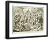 Germanicus Buries the Bones of the Roman Killed in the Battle Against Hermann-null-Framed Giclee Print