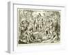 Germanicus Buries the Bones of the Roman Killed in the Battle Against Hermann-null-Framed Giclee Print