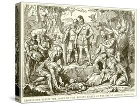 Germanicus Buries the Bones of the Roman Killed in the Battle Against Hermann-null-Stretched Canvas