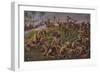 Germans Battling Indian Troops Near Ypres, World War I, 1914-1916-null-Framed Giclee Print