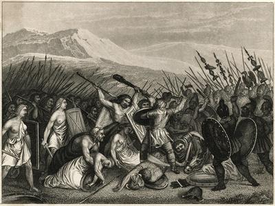 #39 Germans Battling Roman Army #39 Giclee Print AllPosters com