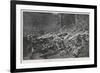 Germans Defend their Land from the Romans-null-Framed Premium Giclee Print