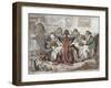 "Germans Eating Sour-Krout", Pub. by Hannah Humphrey, 1803-James Gillray-Framed Giclee Print