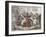 "Germans Eating Sour-Krout", Pub. by Hannah Humphrey, 1803-James Gillray-Framed Giclee Print