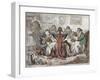 "Germans Eating Sour-Krout", Pub. by Hannah Humphrey, 1803-James Gillray-Framed Giclee Print