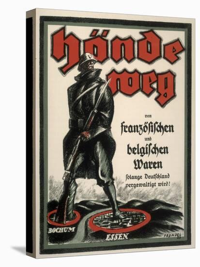 Germans Warned off Buying French and Belgian Goods During the Occupation-Frenzel-Stretched Canvas