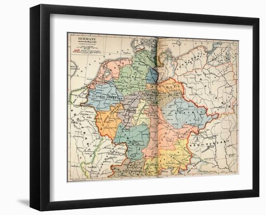 Germany about the Year 1000, c1906, (1907)-Karl Wolf-Framed Giclee Print