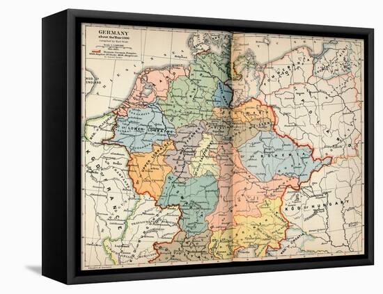 Germany about the Year 1000, c1906, (1907)-Karl Wolf-Framed Stretched Canvas