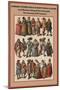 Germany Attires Itself in the Germanic XVII Century-Friedrich Hottenroth-Mounted Art Print