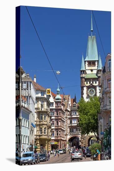 Germany, Baden-WŸrttemberg, Breisgau, Freiburg, Old Town, Martinstor-Chris Seba-Stretched Canvas