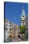 Germany, Baden-WŸrttemberg, Breisgau, Freiburg, Old Town, Martinstor-Chris Seba-Stretched Canvas