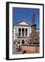 Germany, Baden-WŸrttemberg, Karlsruhe, Marketplace, City Hall, Gro§herzog Ludwig Fountain-Chris Seba-Framed Photographic Print