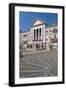 Germany, Baden-WŸrttemberg, Karlsruhe, Marketplace, City Hall, Stone Mosaic-Chris Seba-Framed Photographic Print