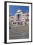 Germany, Baden-WŸrttemberg, Karlsruhe, Marketplace, City Hall, Stone Mosaic-Chris Seba-Framed Photographic Print