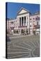 Germany, Baden-WŸrttemberg, Karlsruhe, Marketplace, City Hall, Stone Mosaic-Chris Seba-Stretched Canvas