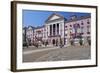 Germany, Baden-WŸrttemberg, Karlsruhe, Marketplace, City Hall, Stone Mosaic-Chris Seba-Framed Photographic Print