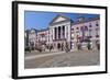 Germany, Baden-WŸrttemberg, Karlsruhe, Marketplace, City Hall, Stone Mosaic-Chris Seba-Framed Photographic Print