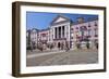 Germany, Baden-WŸrttemberg, Karlsruhe, Marketplace, City Hall, Stone Mosaic-Chris Seba-Framed Photographic Print