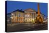 Germany, Baden-WŸrttemberg, Karlsruhe, Rondellplatz, MarkgrŠfliches Palais-Chris Seba-Stretched Canvas