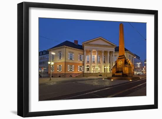 Germany, Baden-WŸrttemberg, Karlsruhe, Rondellplatz, MarkgrŠfliches Palais-Chris Seba-Framed Photographic Print