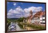 Germany, Baden-WŸrttemberg, Main-Tauber-Region, Wertheim, Tauberufer-Udo Siebig-Framed Photographic Print