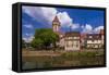 Germany, Baden-WŸrttemberg, Main-Tauber-Region, Wertheim, Tauberufer-Udo Siebig-Framed Stretched Canvas