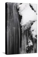 Germany, Baden-Wurttemberg, Black Forest, Triberg Waterfall in Winter-Andreas Keil-Stretched Canvas