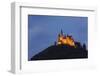 Germany, Baden-Wurttemberg, Castle Hohenzollern, Lighting, Evening-Herbert Kehrer-Framed Photographic Print