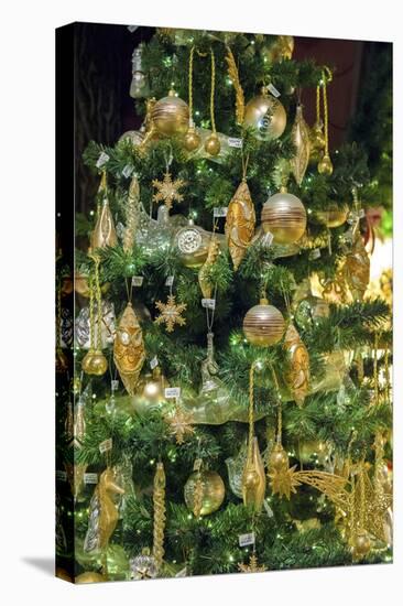 Germany, Baden-Wurttemberg, Christmas store, Christmas tree ornaments.-Jim Engelbrecht-Stretched Canvas