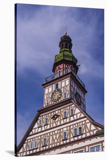 Germany, Baden-Wurttemberg, Metropolregion Stuttgart, Kirchheim Unter Teck, City Hall-Udo Siebig-Stretched Canvas