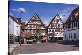 Germany, Baden-Wurttemberg, Metropolregion Stuttgart, Kirchheim Unter Teck, Marketplace-Udo Siebig-Stretched Canvas