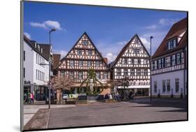 Germany, Baden-Wurttemberg, Metropolregion Stuttgart, Kirchheim Unter Teck, Marketplace-Udo Siebig-Mounted Photographic Print