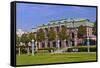 Germany, Baden-Wurttemberg, Rhein-Neckar Region, Mannheim, Friedrichsplatz (Square-Udo Siebig-Framed Stretched Canvas