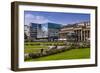 Germany, Baden-Wurttemberg, Schlossplatz (Castle Square) with Kšnigstrasse-Udo Siebig-Framed Photographic Print