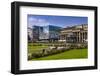 Germany, Baden-Wurttemberg, Schlossplatz (Castle Square) with Kšnigstrasse-Udo Siebig-Framed Premium Photographic Print