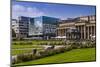 Germany, Baden-Wurttemberg, Schlossplatz (Castle Square) with Kšnigstrasse-Udo Siebig-Mounted Premium Photographic Print