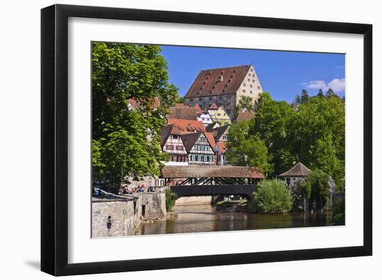 Germany, Baden-Wurttemberg, SchwŠbisch Hall (Town), Old Town, Boiler-Udo Siebig-Framed Photographic Print