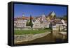 Germany, Baden-Wurttemberg, SchwŠbisch Hall (Town), Old Town, Cooker-Udo Siebig-Framed Stretched Canvas