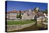 Germany, Baden-Wurttemberg, SchwŠbisch Hall (Town), Old Town, Cooker-Udo Siebig-Stretched Canvas