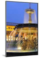 Germany, Baden-Wurttemberg, Stuttgart, Castle Square, Fountain-Herbert Kehrer-Mounted Photographic Print