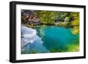 Germany, Baden-Wurttemberg, Swabian Alp, Blautal (Blau Valley), Blaubeuren-Udo Siebig-Framed Photographic Print