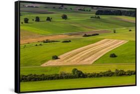 Germany, Baden-Wurttemberg, Swabian Alp, Mittlere Kuppenalb, Burladingen-Udo Siebig-Framed Stretched Canvas