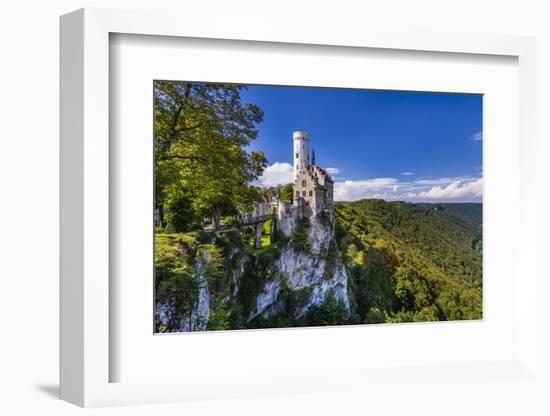 Germany, Baden-Wurttemberg, Swabian Alp, Reutlinger Alp, Echaztal-Udo Siebig-Framed Photographic Print